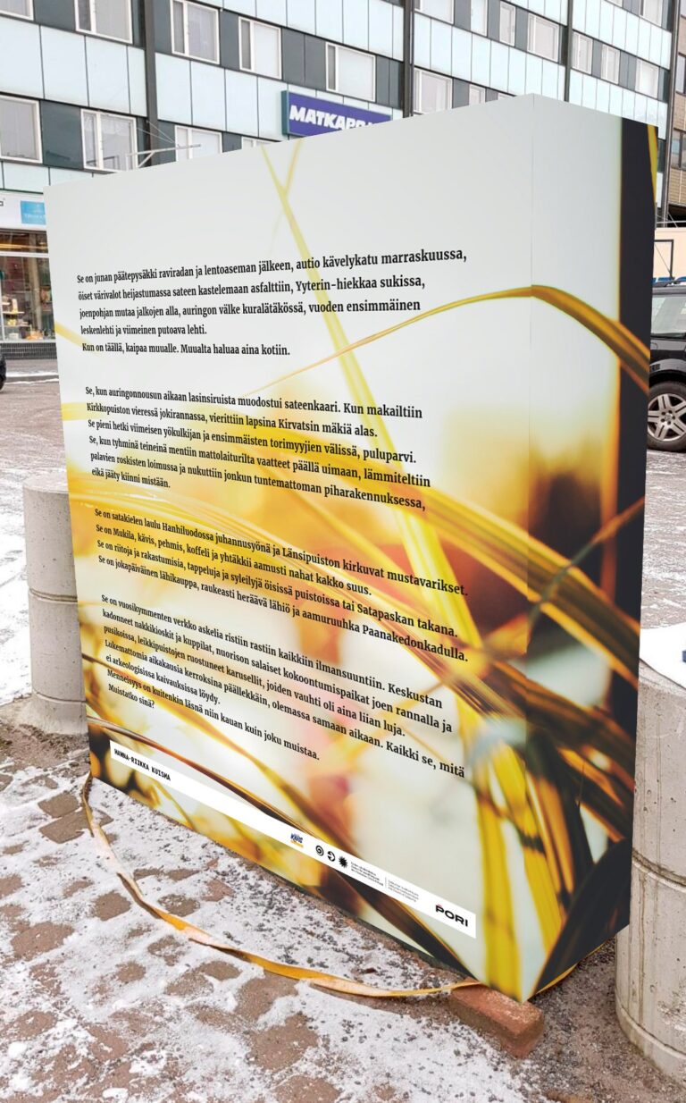 Sähkökaapit saavat ylleen sanataidetta