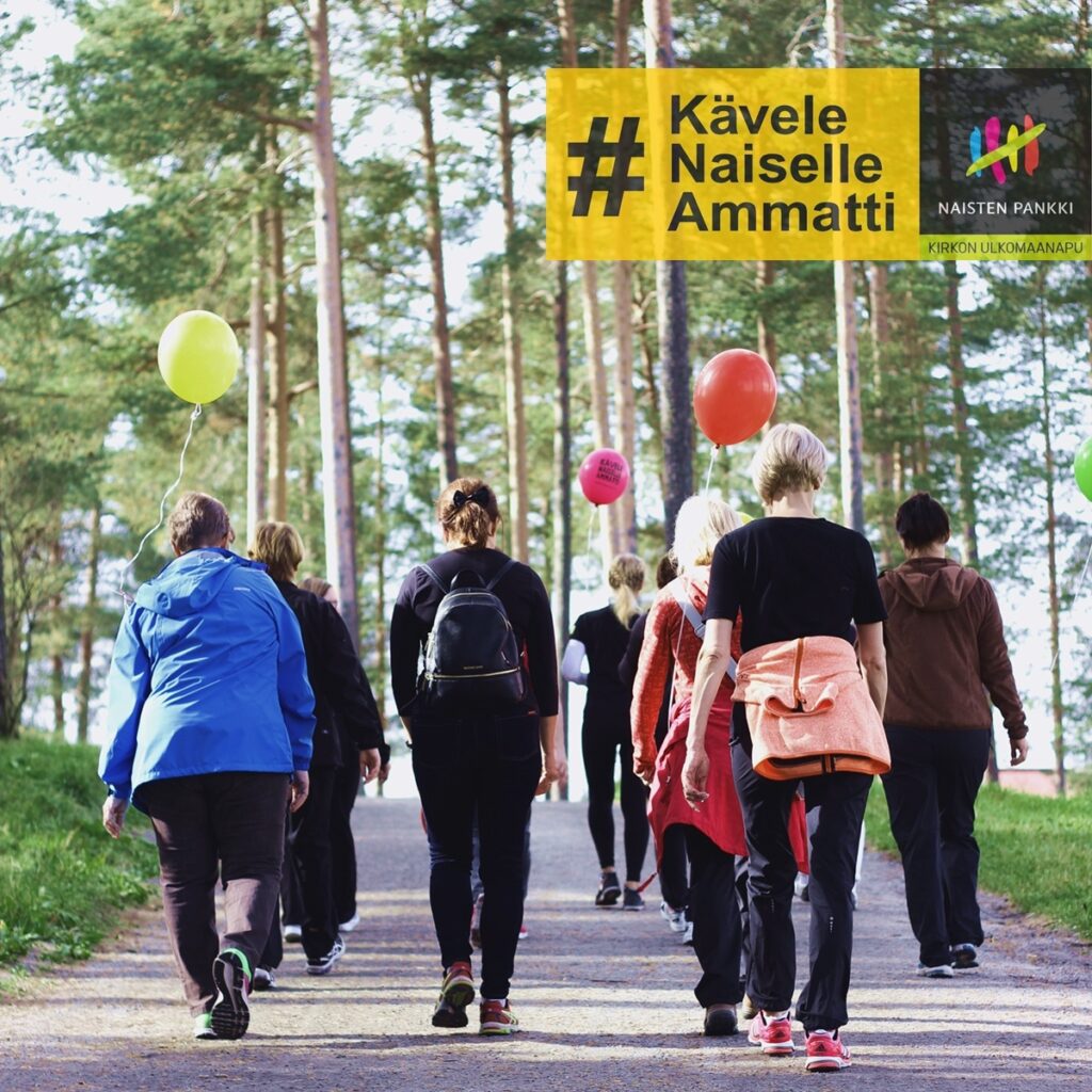 Kävele naiselle ammatti -hyväntekeväisyystapahtuma