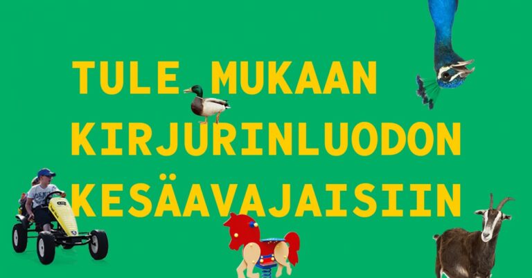 Kirjurinluodon kesäavajaiset 25.5.2019