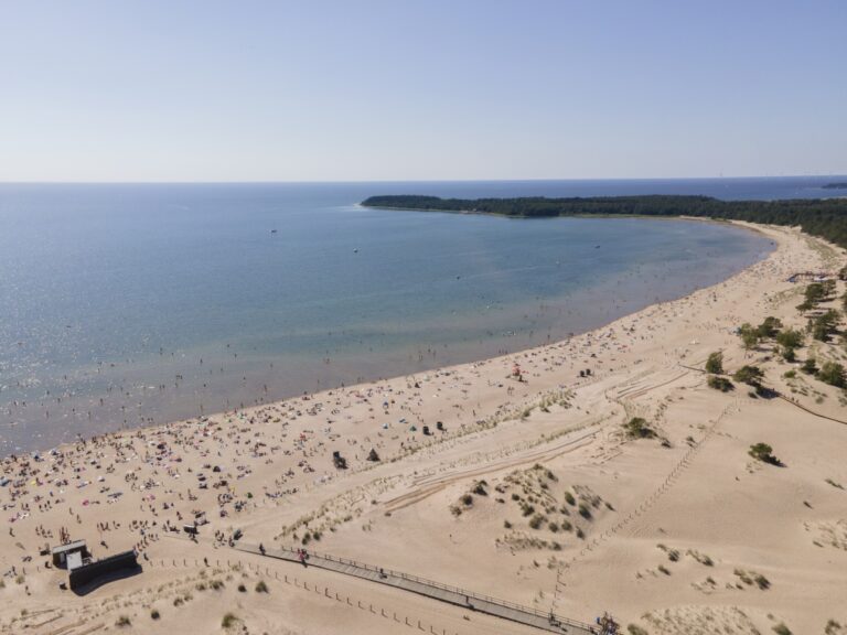 Yyterin ranta ilmakuvassa