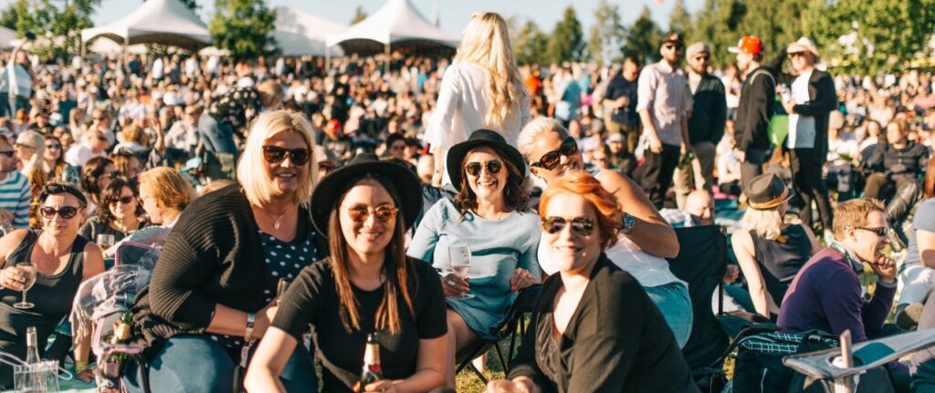Menschenmassen bei Pori Jazz
