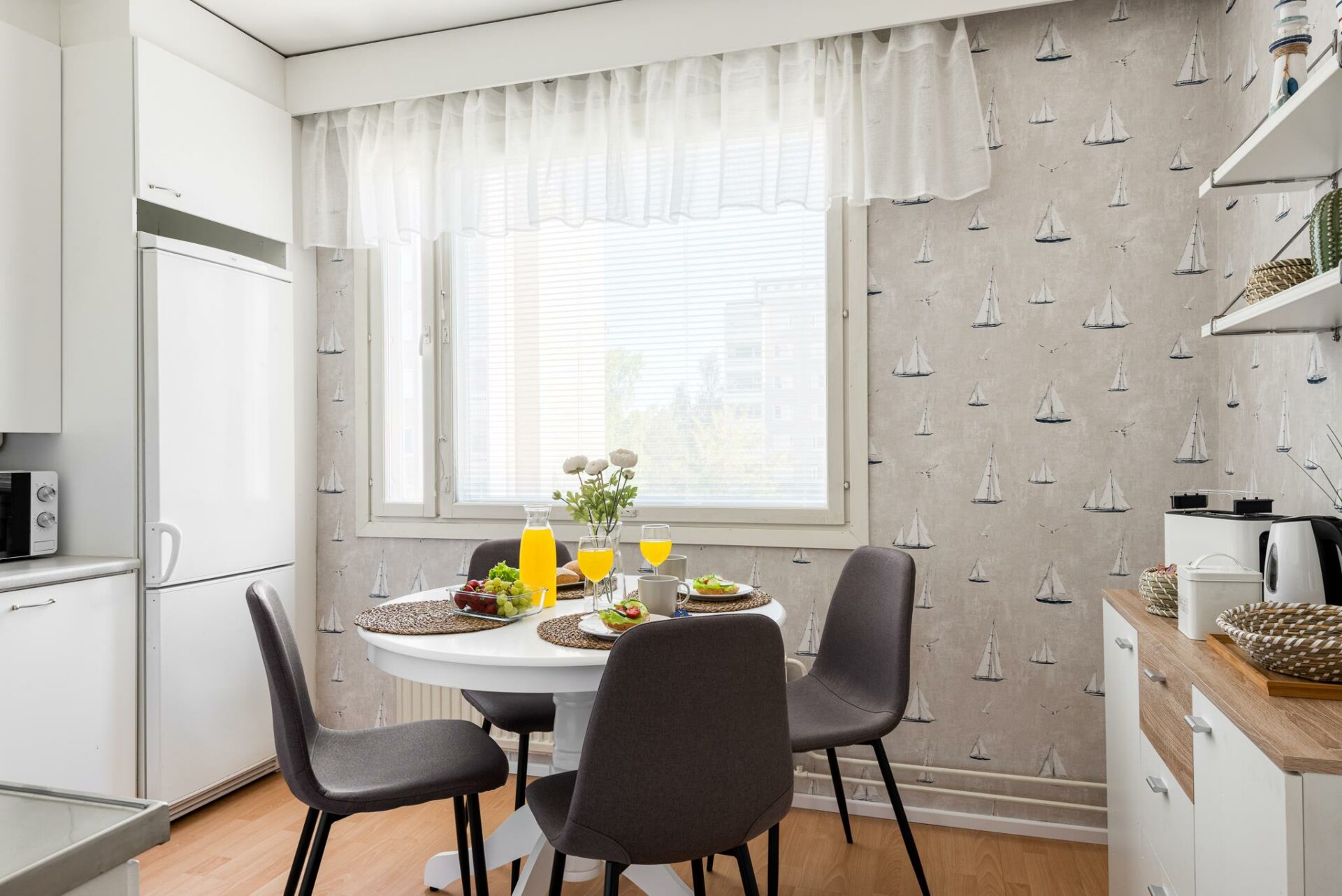 Apartments Borg Dyyni lomahuoneiston keittiö