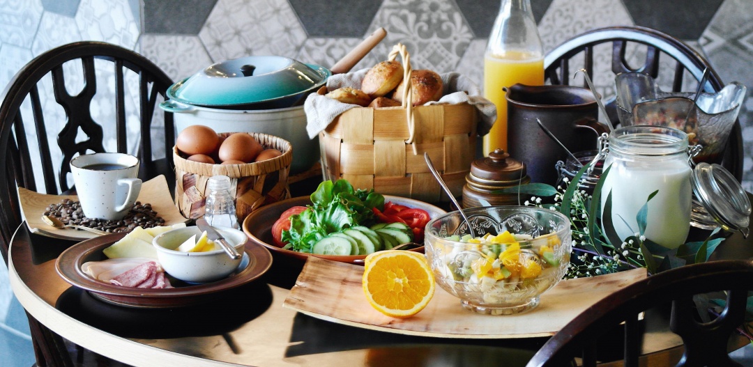 Ravintola Päre, aamupalatarjontaa