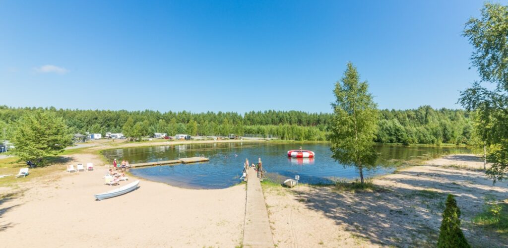 Yyteri Resort & Camping, pier and beach