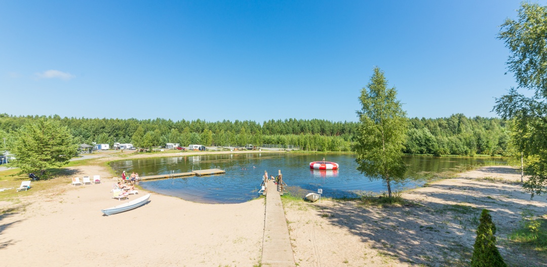 Yyteri Resort & Camping, laituri ja ranta