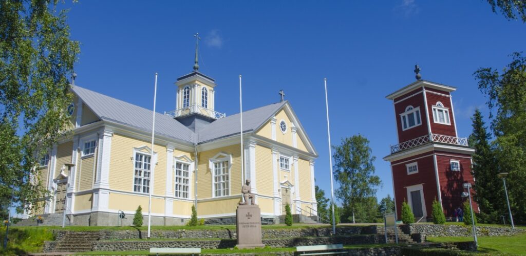 Church of Ahlainen, facade