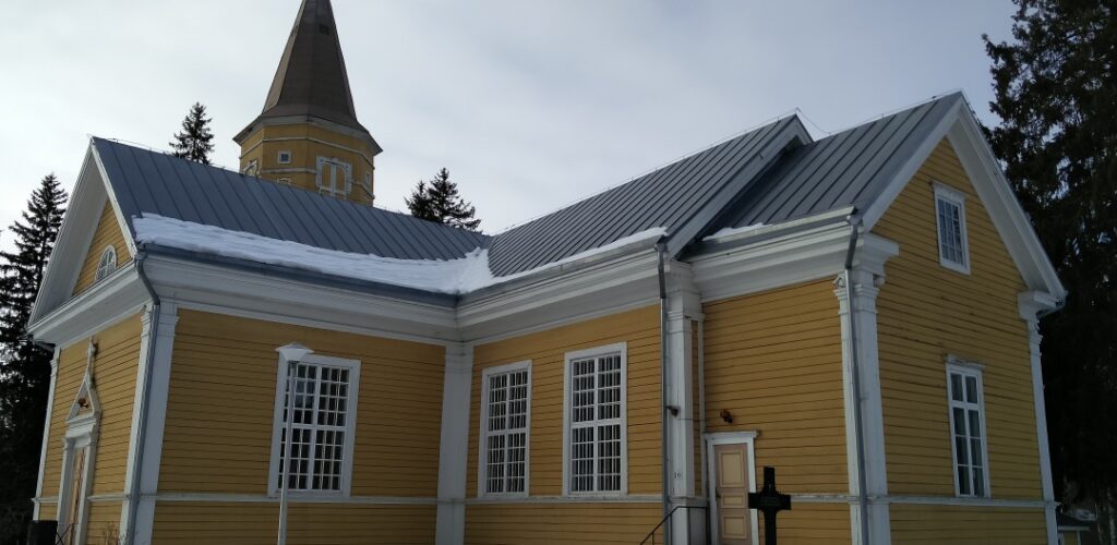 Lavia Church, exterior view