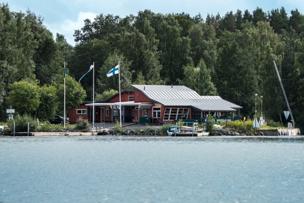 building by the sea