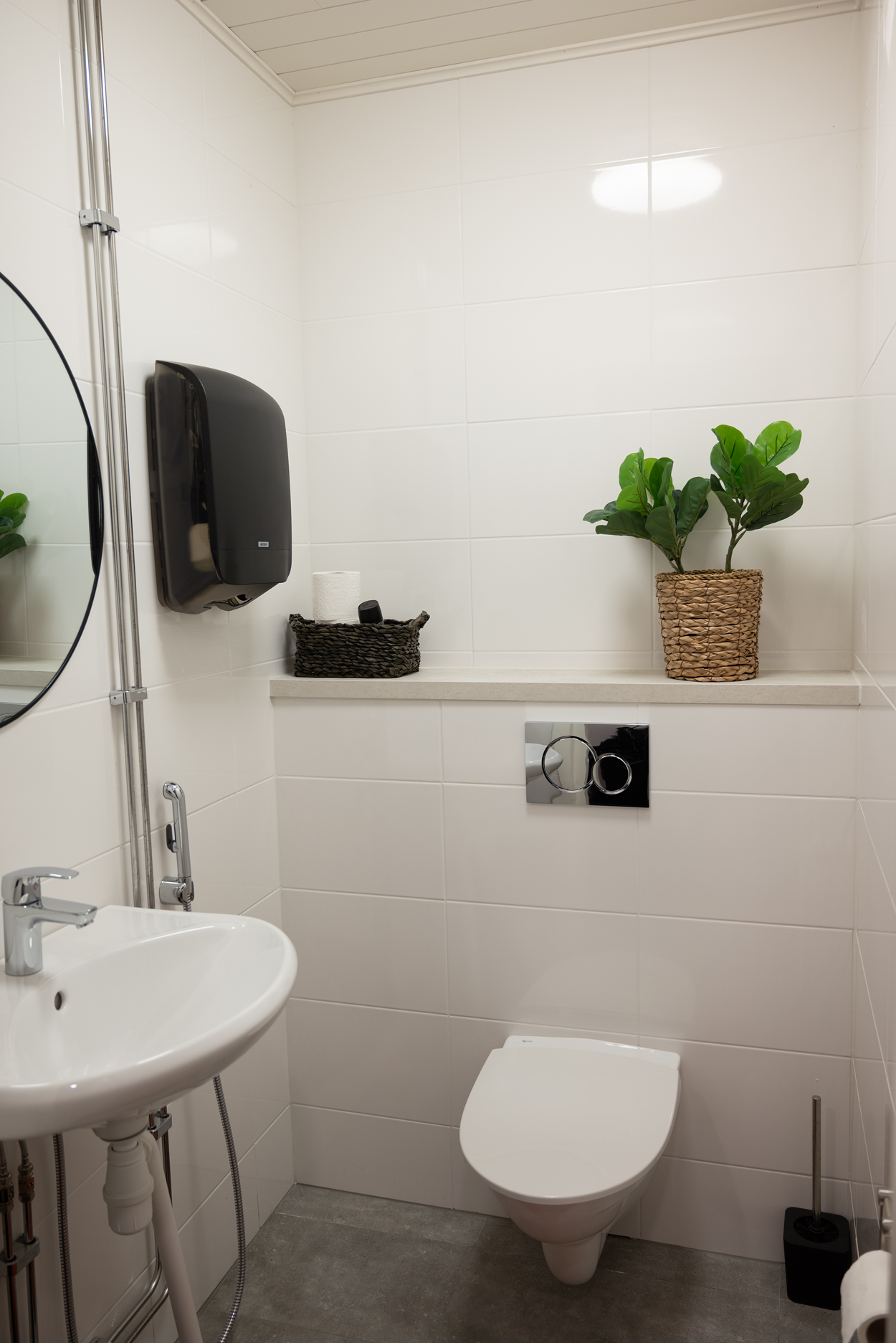 The Sauna Pori wc-tila