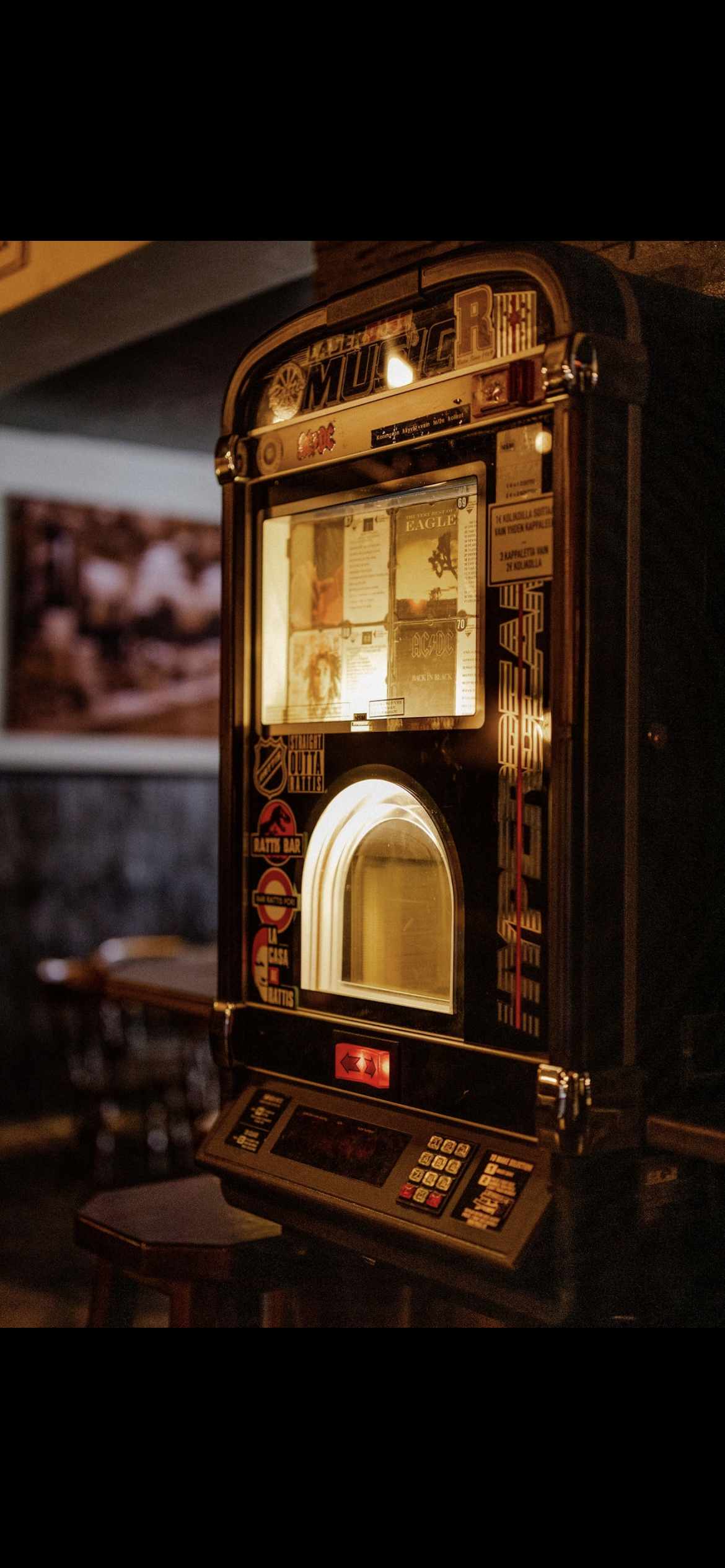 Ravintola Rattiksen vanha jukeboxi