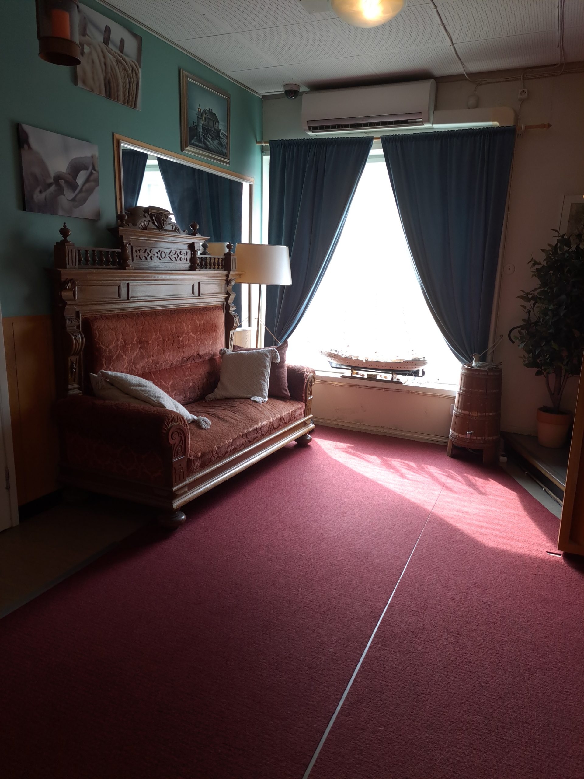 Hostel River sisäkuva.