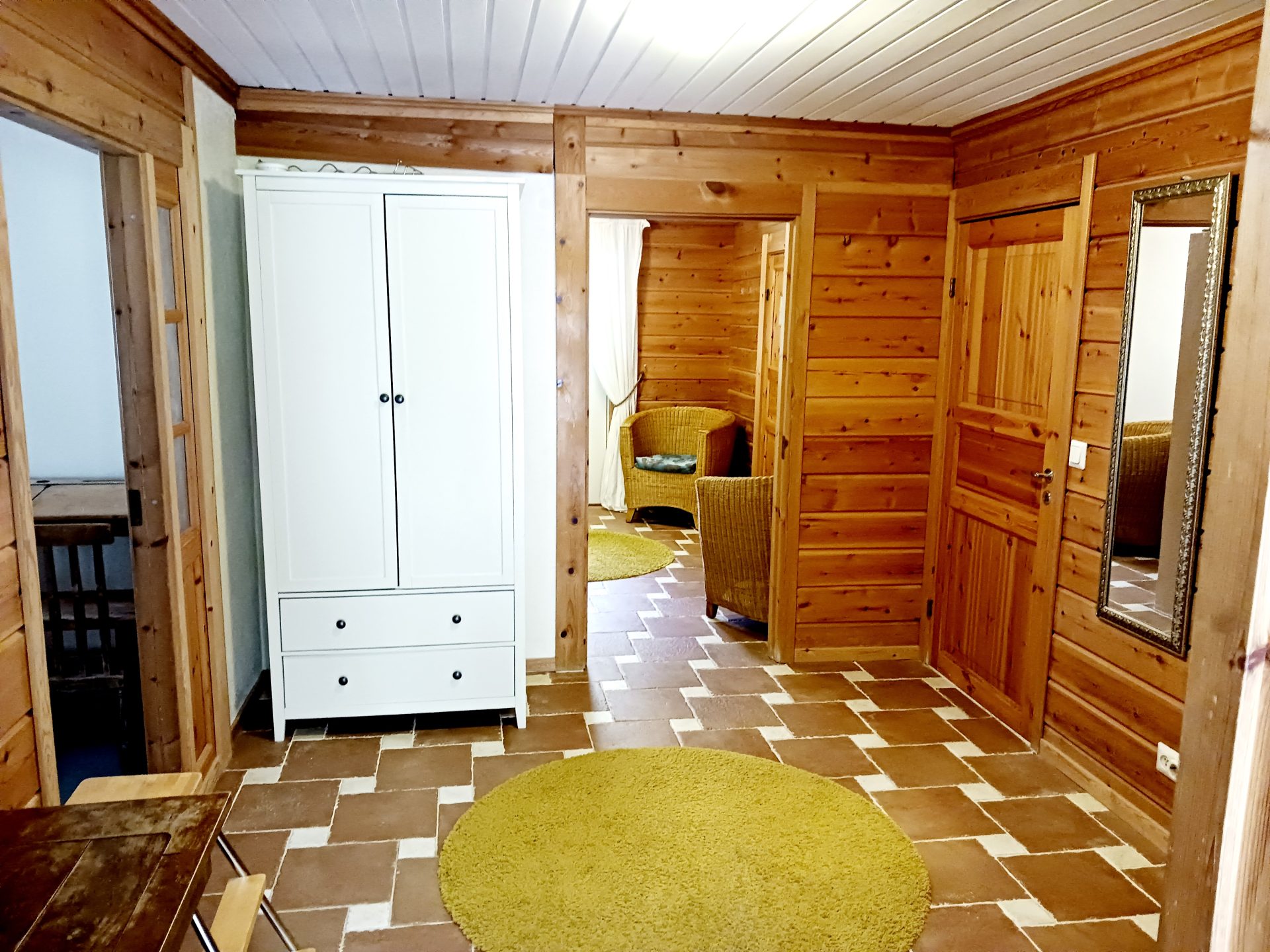 Yyteri Huvila Villa Isolan eteishalli.
